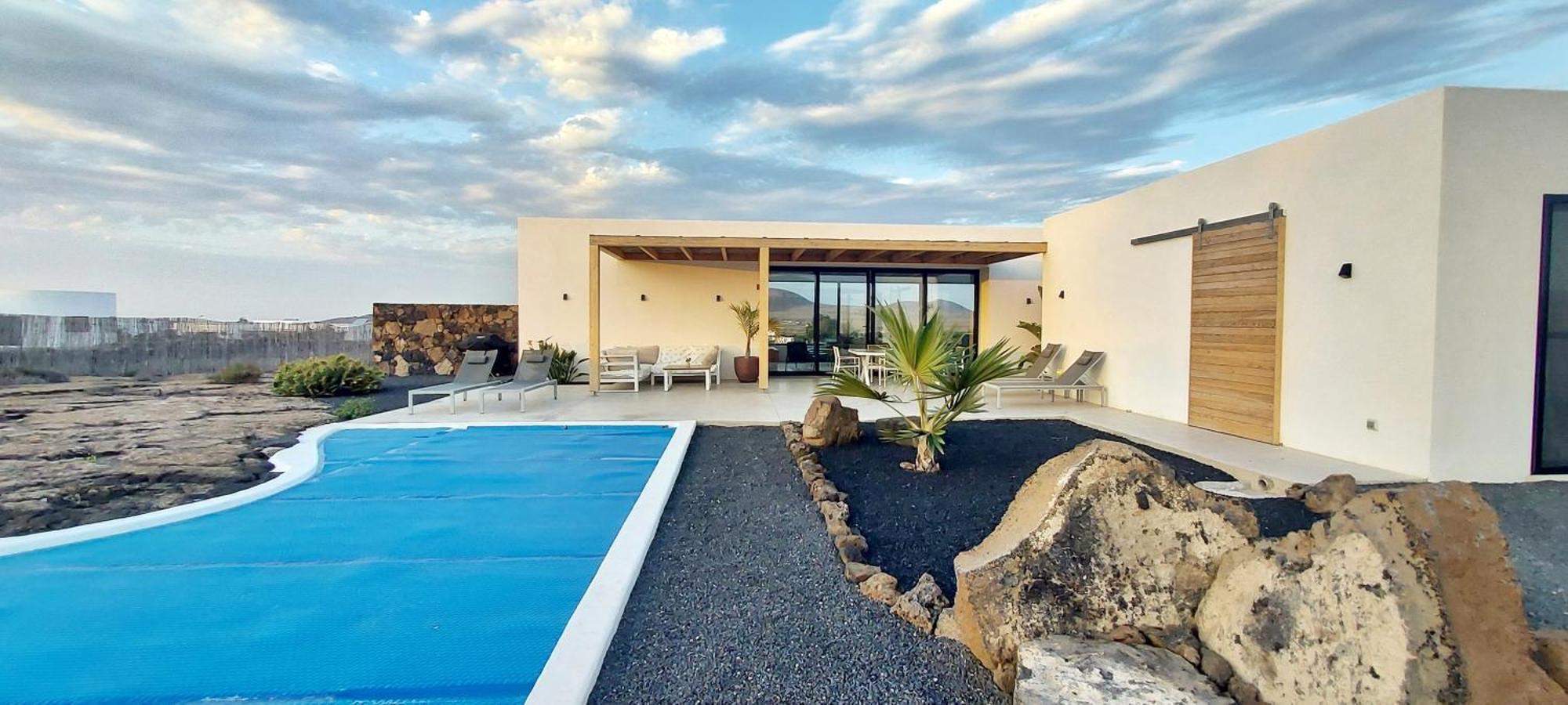 Villa Tabaiba En Lajares Con Piscina Luaran gambar