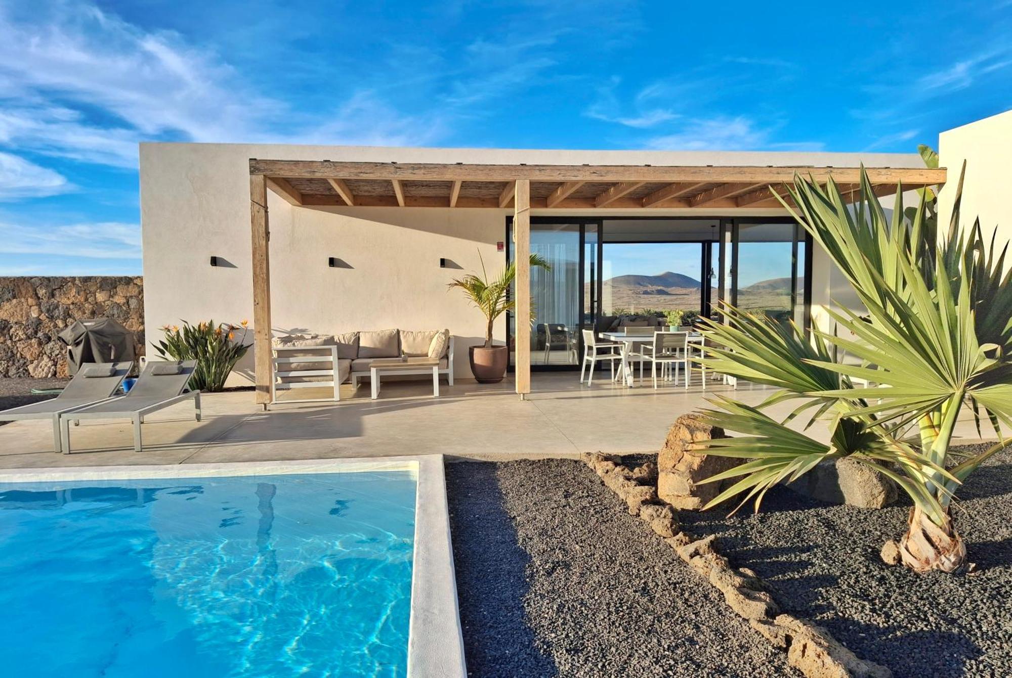 Villa Tabaiba En Lajares Con Piscina Luaran gambar
