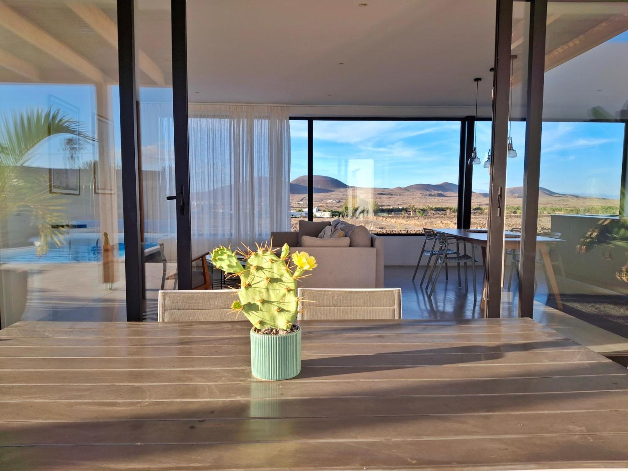 Villa Tabaiba En Lajares Con Piscina Luaran gambar